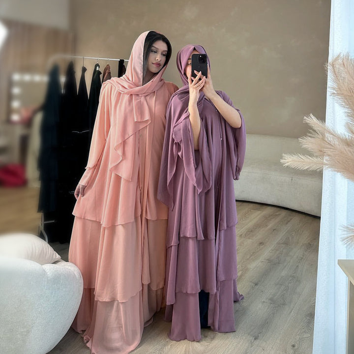 Dubai Middle East Turkey Dubai Exquisite Elegant Cardigan Robe