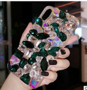 3D Bling Crystal Diamond iphone Case - Luxury Rhinestone Sparkly Clear Soft Edge Cover