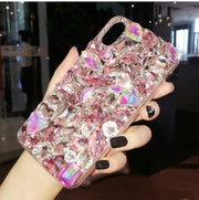 3D Bling Crystal Diamond iphone Case - Luxury Rhinestone Sparkly Clear Soft Edge Cover