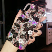 3D Bling Crystal Diamond iphone Case - Luxury Rhinestone Sparkly Clear Soft Edge Cover