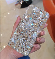 3D Bling Crystal Diamond iphone Case - Luxury Rhinestone Sparkly Clear Soft Edge Cover