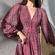 Woman Super Fairy Bohemian Floral Big Swing