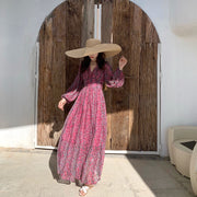 Woman Super Fairy Bohemian Floral Big Swing