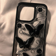 Butterfly Phone Case Silicone Three-dimensional Drop-resistant