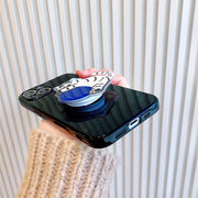 Tpu Tiger Bracket Solid Color Mobile Phone Case