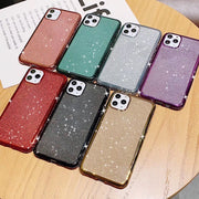 Glitter Electroplating Side Diamond Soft Phone Case