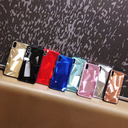 Glitter Diamond Texture   Mirror Acrylic Back Cover Cases