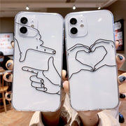 Mobile Phone Case All-inclusive Transparent Personality Creative Models