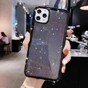 Glitter Electroplating Side Diamond Soft Phone Case