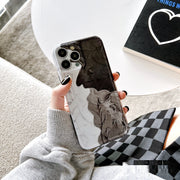 Three color Pleated Shatterproof iPhone Case