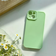 Skin Feeling Charm Eye Solid Color Material Drop-proof Phone Case