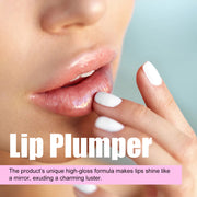 EELHOE Lip Plumper, Fade Lip Lines Dead Skin Moisturizing And Plump Lips Delicate And Glossy Lip Gloss