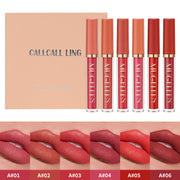 Transfer-Proof Velvet Matte Liquid Lipstick , Long-Lasting Non-Smudge