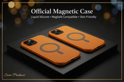 Applicable To 17 Fine Circle Magnetic Phone Case Liquid Silicone