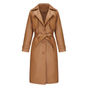 SpringAutumn Womens Trench Coat Long Loose Jacket