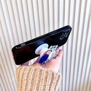 Tpu Tiger Bracket Solid Color Mobile Phone Case