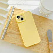 Skin Feeling Charm Eye Solid Color Material Drop-proof Phone Case