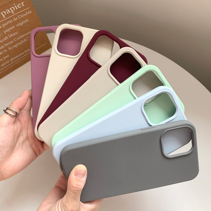 Silicone Phone Case All-inclusive Flocking
