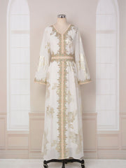 Bronzing Muslim Dubai Tourist Dress
