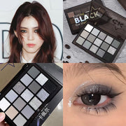 Shimmer Matte Cos Gray Black Dark Color European And American Smoky Makeup