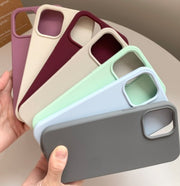 Silicone Phone Case All-inclusive Flocking