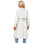 SpringAutumn Womens Trench Coat Long Loose Jacket