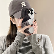Three color Pleated Shatterproof iPhone Case
