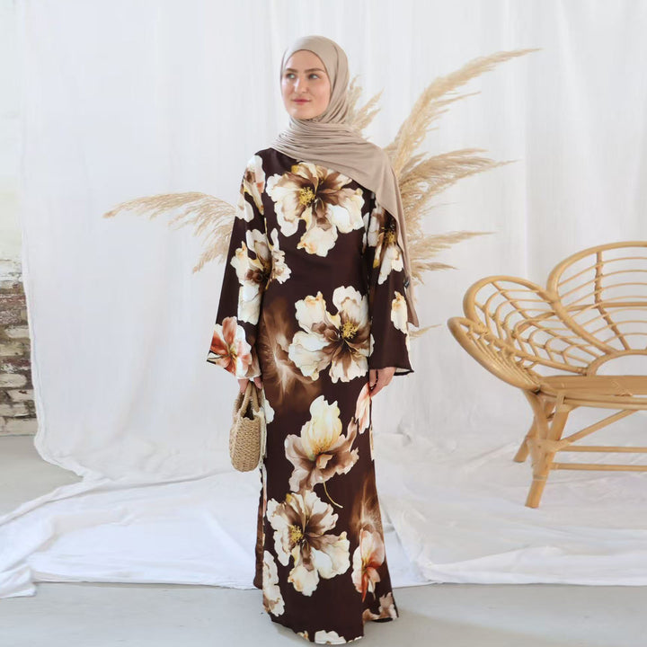 European And American Dubai-style Fashion Printed Dress