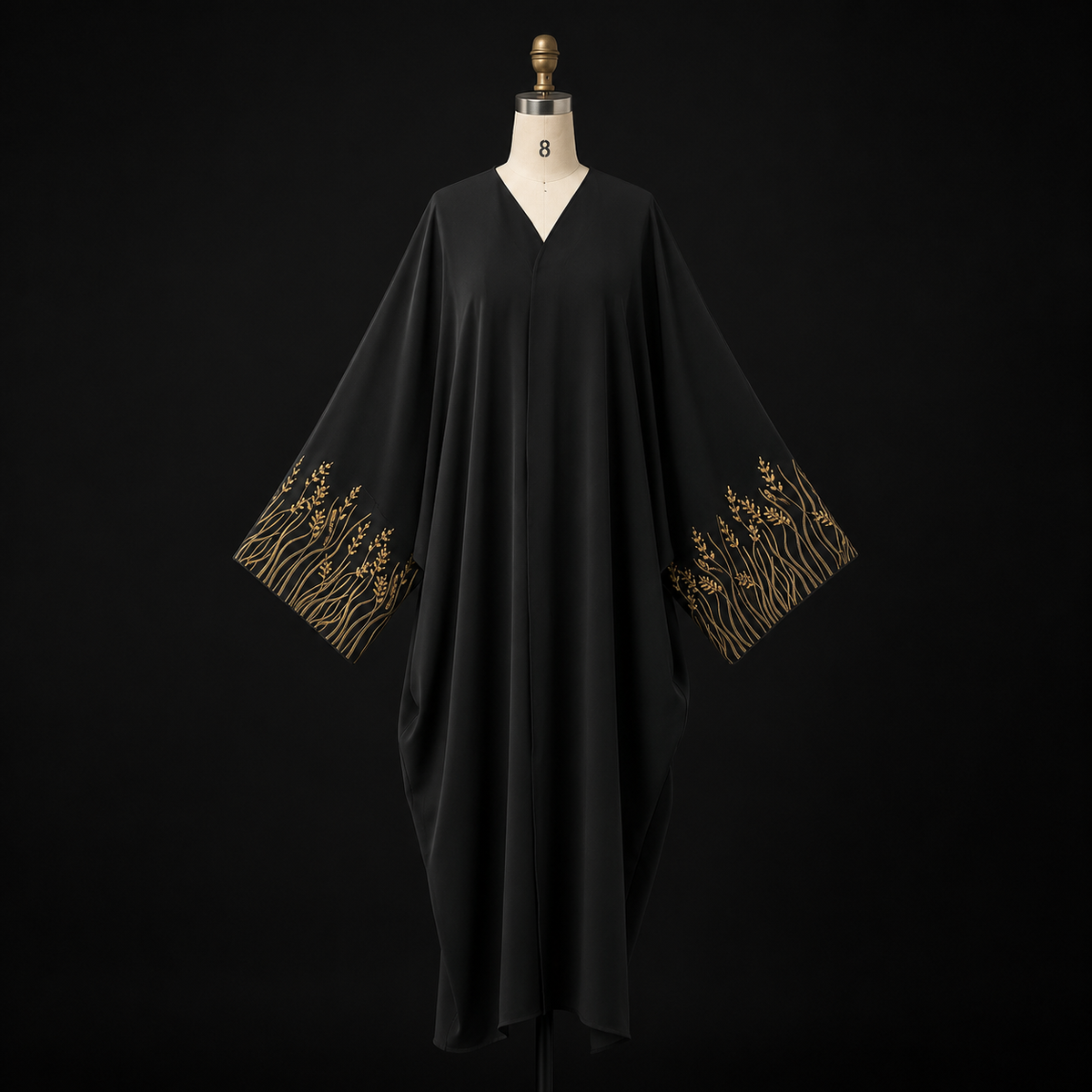 Arab Embroidery Embroidery Outerwear Abaya Robe