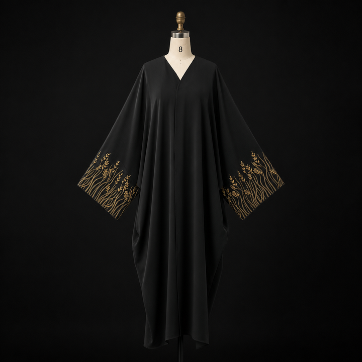 Arab Embroidery Embroidery Outerwear Abaya Robe