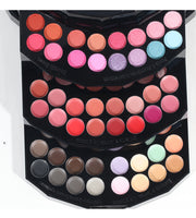 Makeup Palette Featuring Shimmering Eyeshadows Contouring Products Lipsticks And Matte Blush