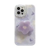 Oil Painting Flower Mobile Phone Case Bracket