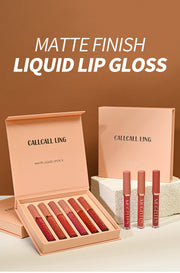 Transfer-Proof Velvet Matte Liquid Lipstick , Long-Lasting Non-Smudge