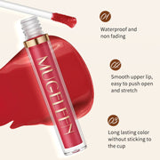 Transfer-Proof Velvet Matte Liquid Lipstick , Long-Lasting Non-Smudge