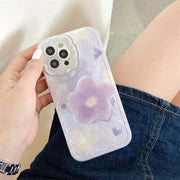 Oil Painting Flower Mobile Phone Case Bracket