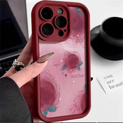 Creative Blooming Rose Silicone Phone Case