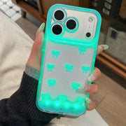 IPhone 17 Pink And White Bowknot Phone Case