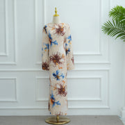 European And American Dubai-style Fashion Printed Dress