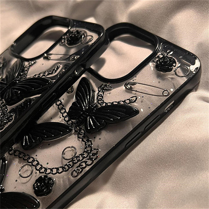 Butterfly Phone Case Silicone Three-dimensional Drop-resistant