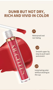Transfer-Proof Velvet Matte Liquid Lipstick , Long-Lasting Non-Smudge