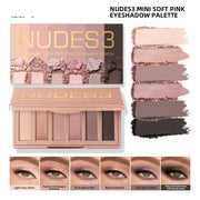 6 Color Matte And Shimmer Mini Eyeshadow Palette