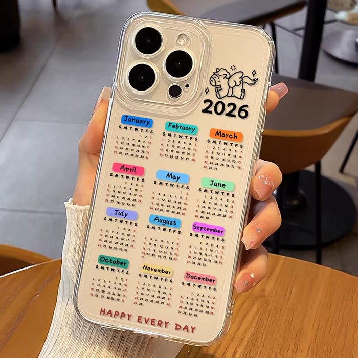 Desk Calendar Compatible New Year 17 Pro Phone Case 1312