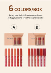 Transfer-Proof Velvet Matte Liquid Lipstick , Long-Lasting Non-Smudge