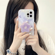 Oil Painting Flower Mobile Phone Case Bracket